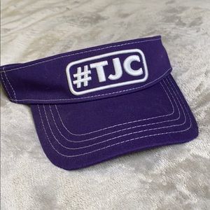 Purple ‘#TJC’ Visor Hat